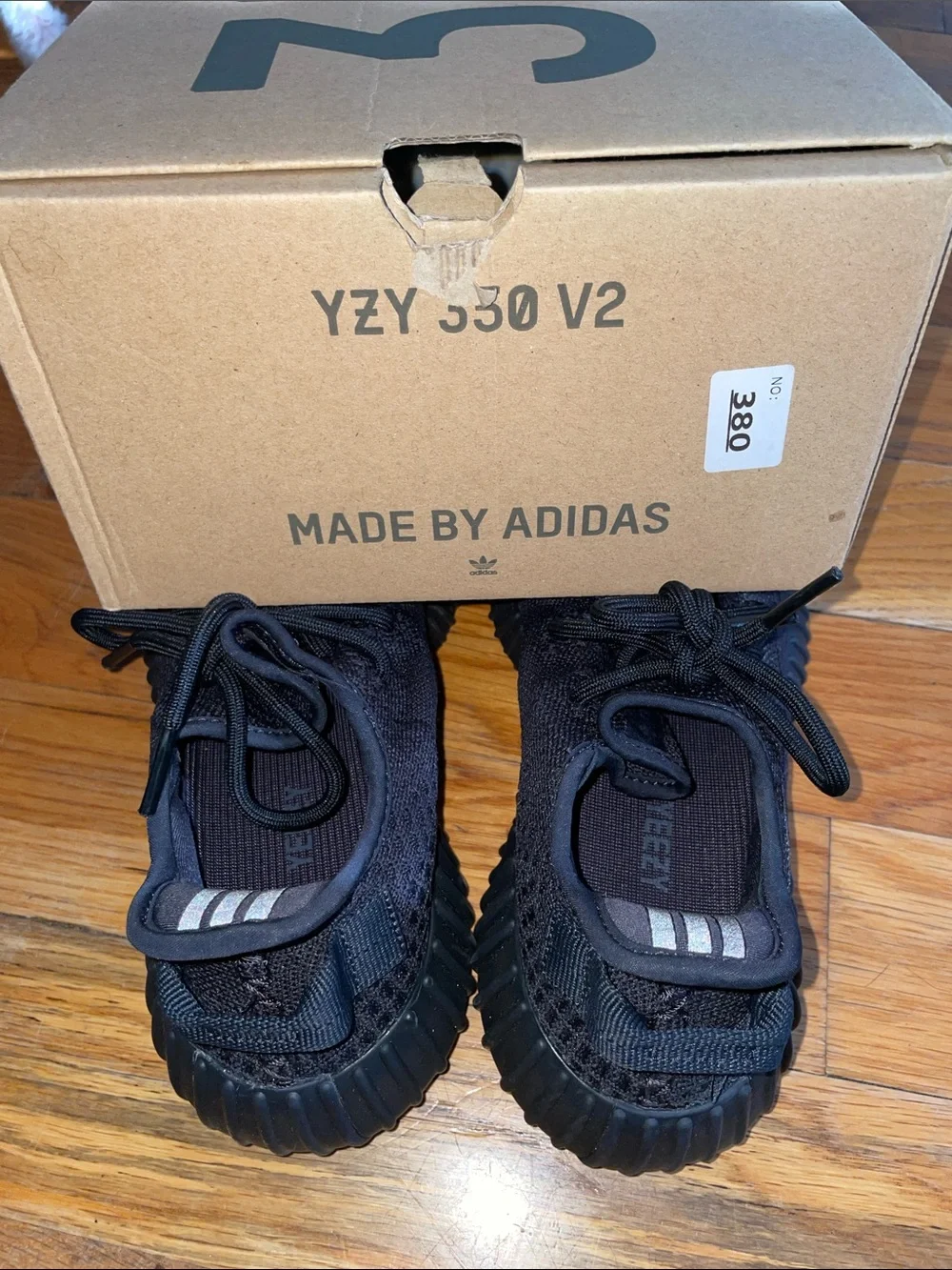 adidas Black Knit Low-Top Sneakers